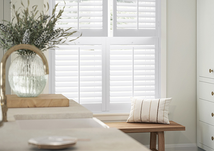 Bromley, Nimbus Grey - Tier on Tier Plantation Shutter - Image 5